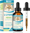 L-Lysine Liquid Drops for Cats Immune & Respiratory Support 2oz Chicken